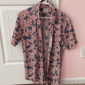 Hurley Organic Wedge Short Sleeve Woven True Red